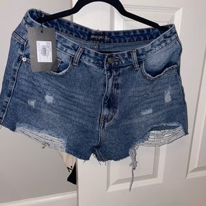 Women’s size 12 non-stretch denim shorts